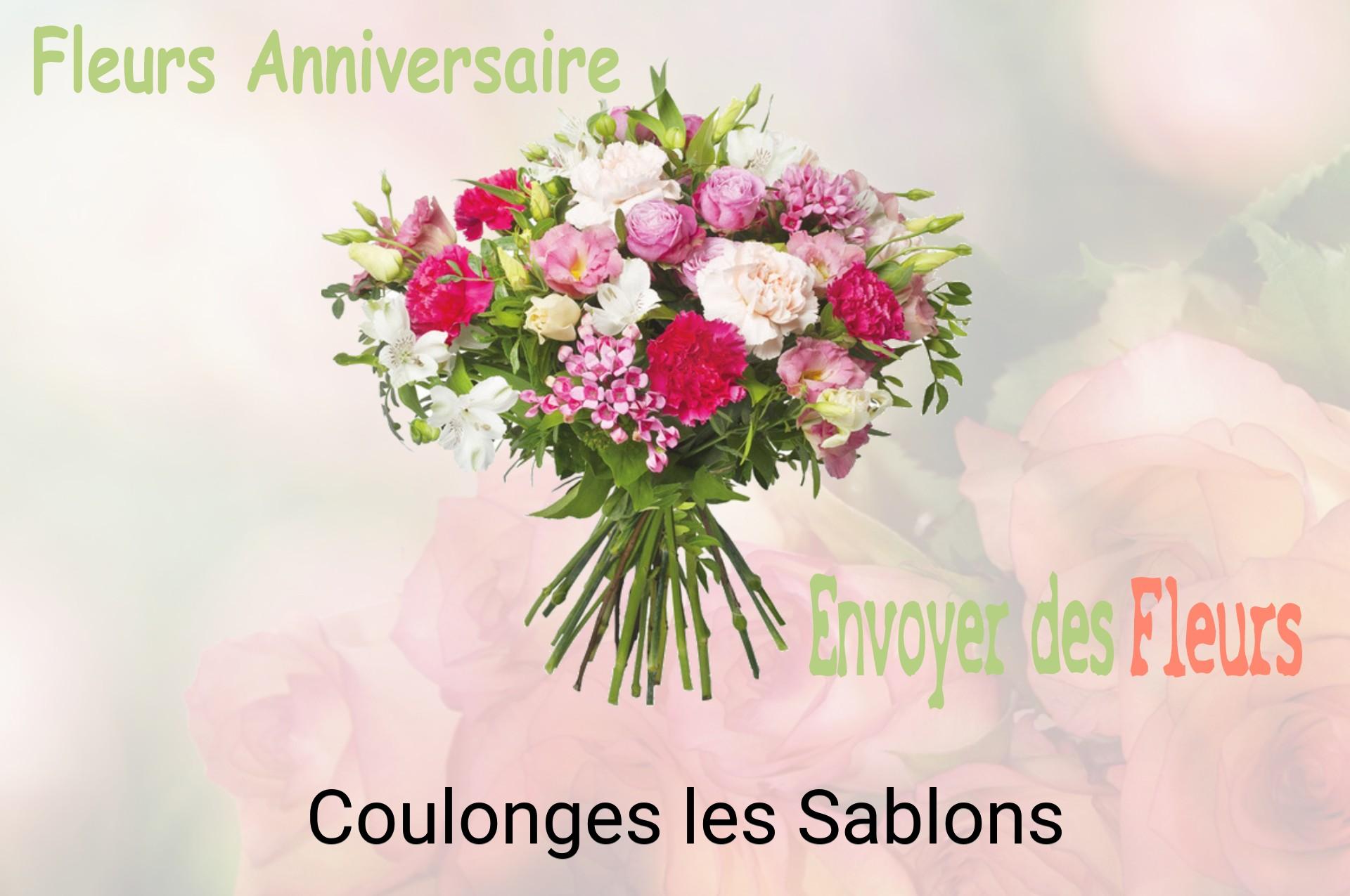 Bouquet de fleurs d’anniversaire livré à Coulonges-les-Sablons